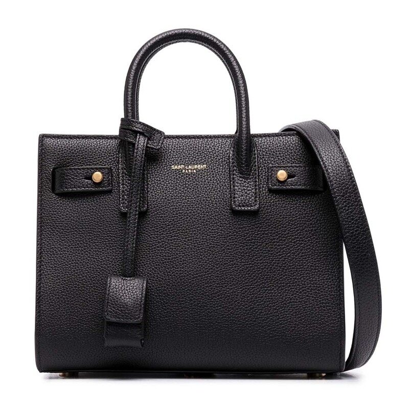 생로랑 삭 드 쥬르 나노 토트백 블랙 717449 DTI0W 1000 - Saint Laurent