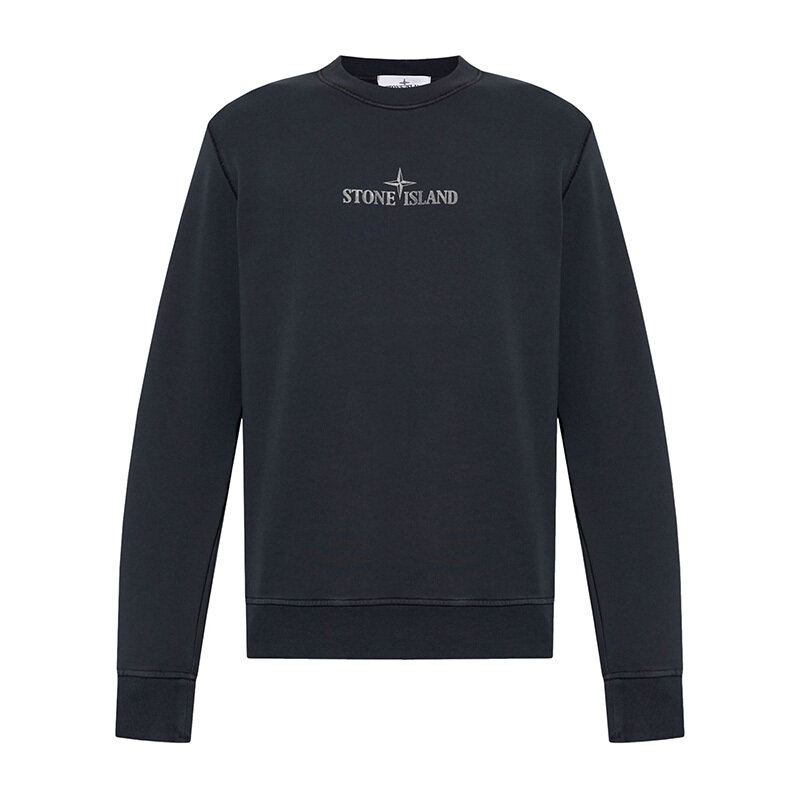 스톤아일랜드 로고 맨투맨 네이비 811566182 V0020 - Stone Island