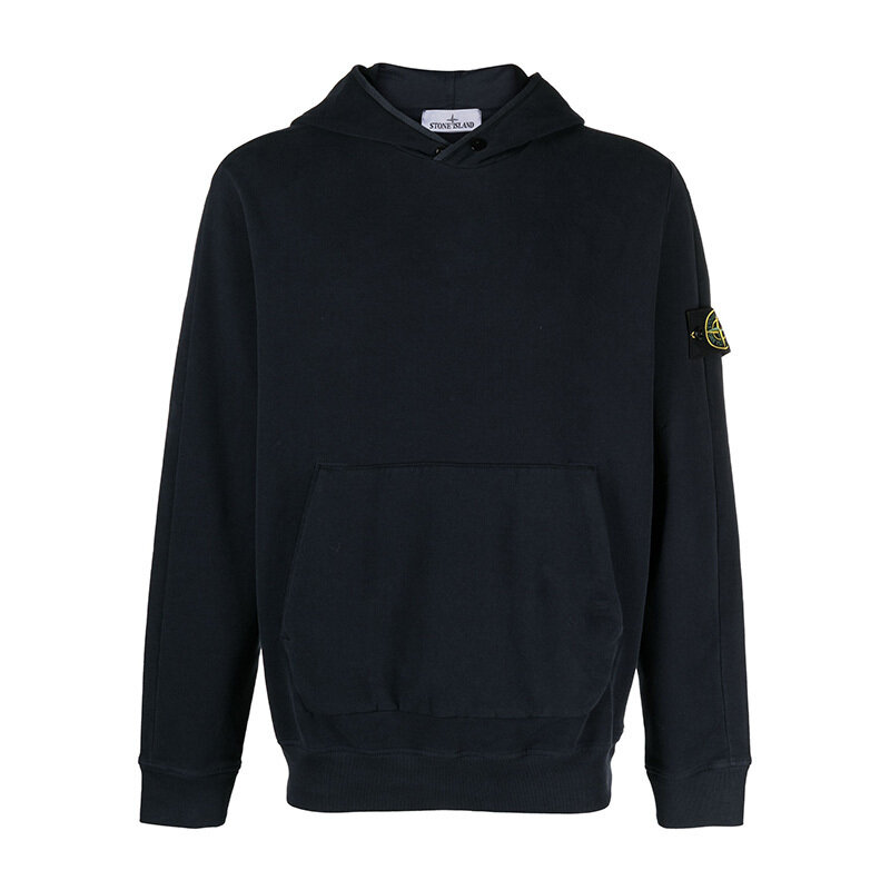 스톤아일랜드 와펜 패치 후드 티셔츠 네이비 791561252 V0020 - Stone Island