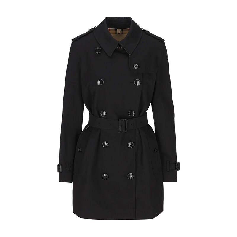 버버리 켄싱턴 헤리티지 트렌치코트 블랙 8079415 - Burberry