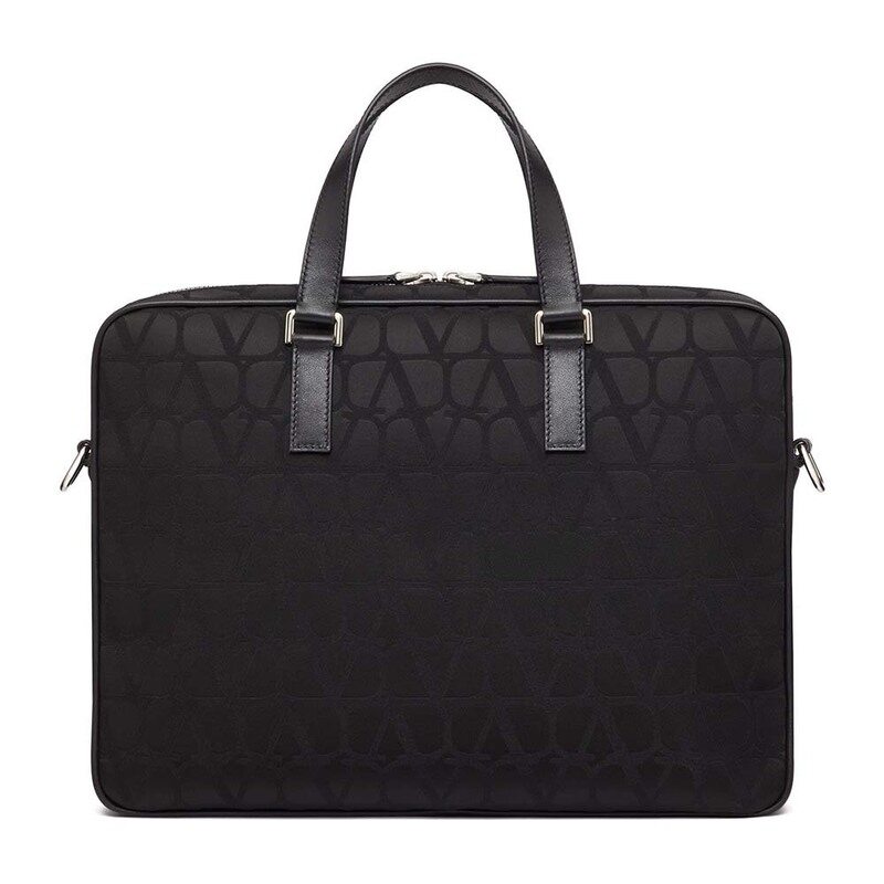 발렌티노 트왈 이코노그라프 브리프케이스 블랙 4Y2B0C45 CSH 0NO - Valentino Garavani