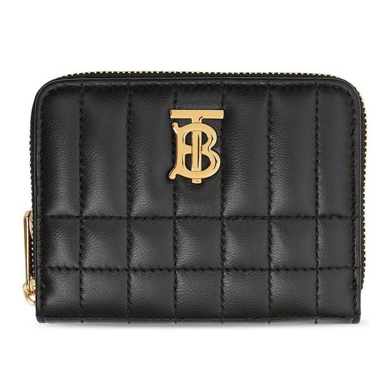 버버리 퀼팅 롤라 지퍼 지갑 블랙 8062373 - Burberry