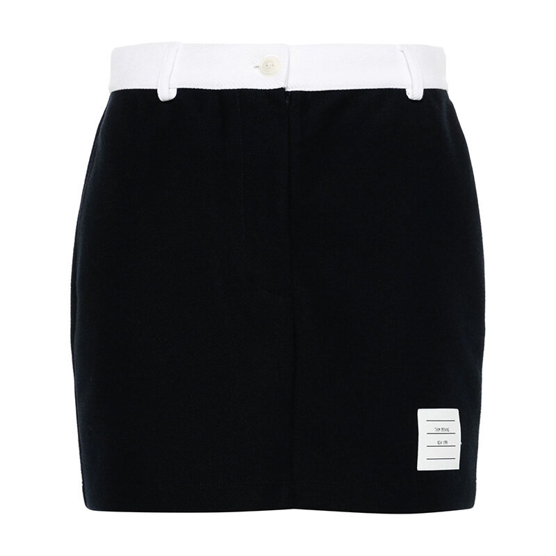 톰브라운 테크 트윌 미니 스커트 네이비 FJK137A J0042 415 - Thom Browne