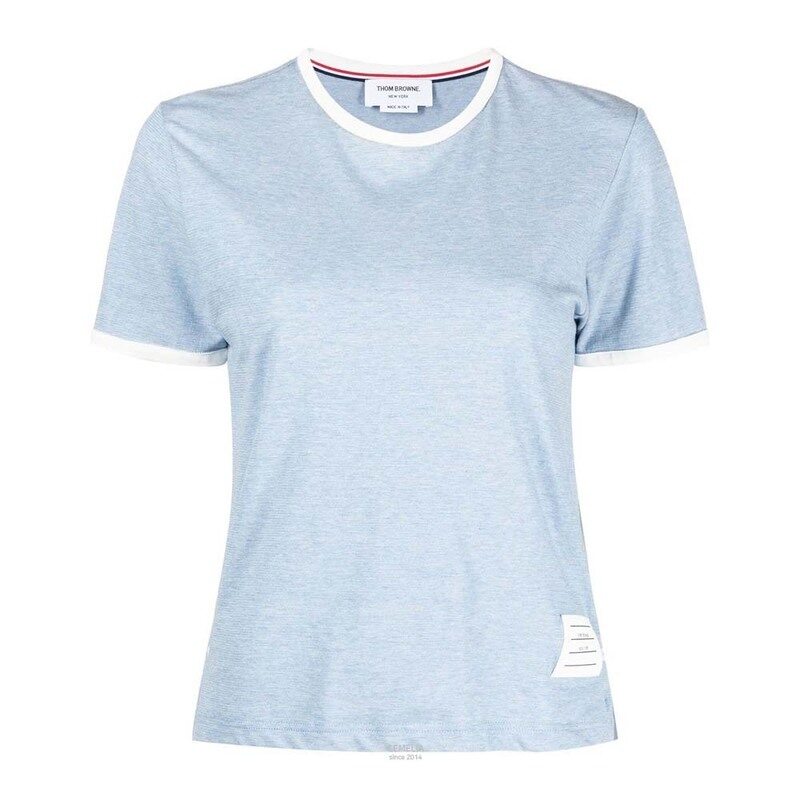 톰브라운 여성 반팔티셔츠 FJS133A J0043 480 - Thom Browne