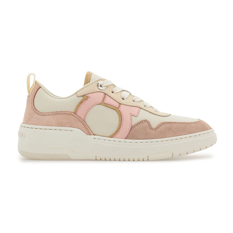 살바토레 페라가모 간치니 스니커즈 핑크 030576 769717 - Salvatore Ferragamo