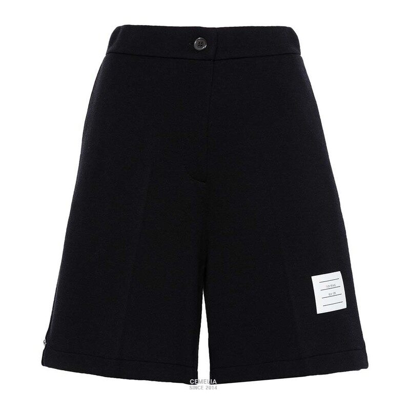 톰브라운 하이 웨이스트 반바지 네이비 FJQ110A J0020 415 - Thom Browne