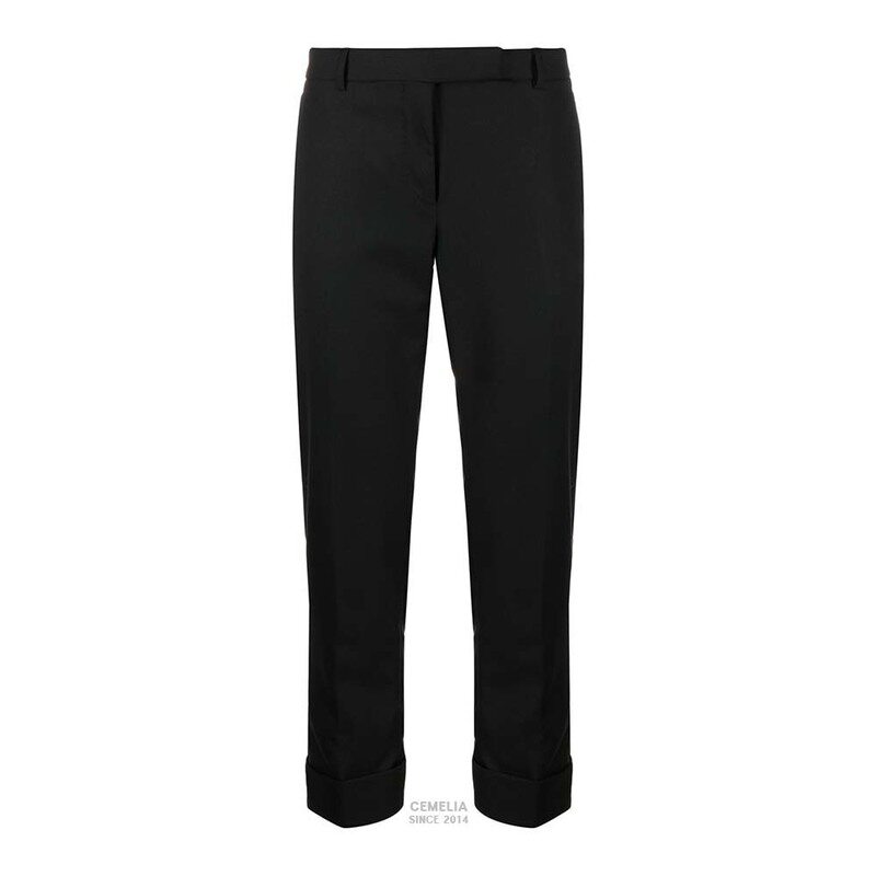 톰브라운 로우 라이즈 시가렛 팬츠 블랙 FTC485A 00626 001 - Thom Browne