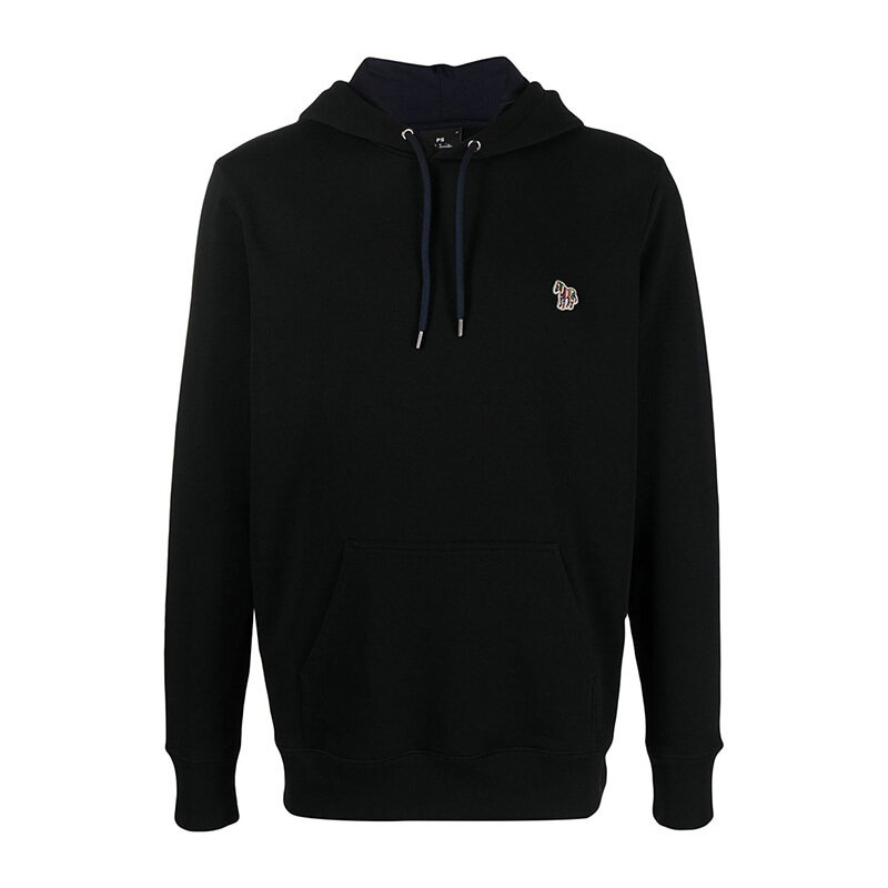 폴스미스 지브라 패치 후드 티셔츠 블랙 M2R 284S KZEBRA 79 - Paul Smith