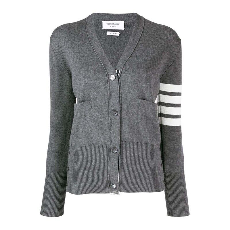 26SS 톰브라운 4바 밀라노스티치 메리노울 가디건 FKC207A 00219 035 - Thom Browne