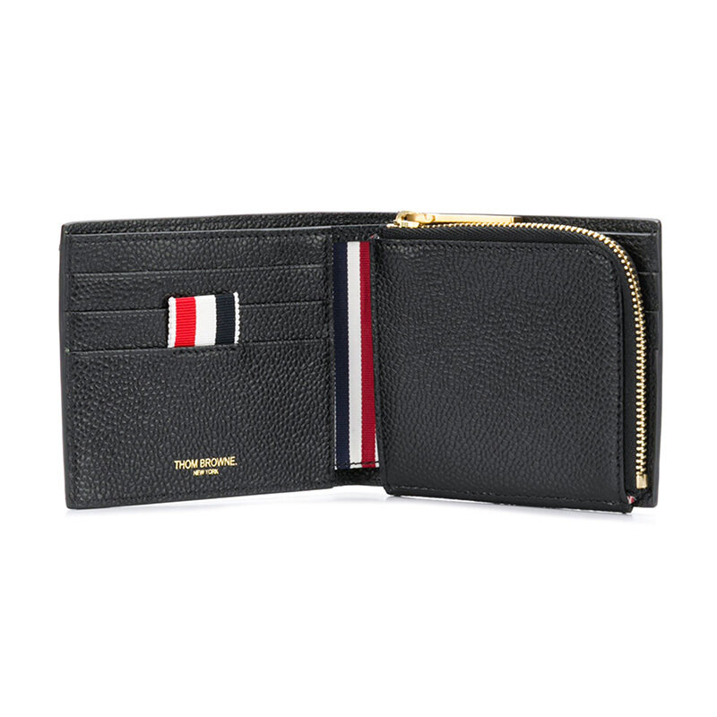 톰브라운 지퍼 코인포켓 반지갑 블랙 MAW146A 00198 001 - Thom Browne