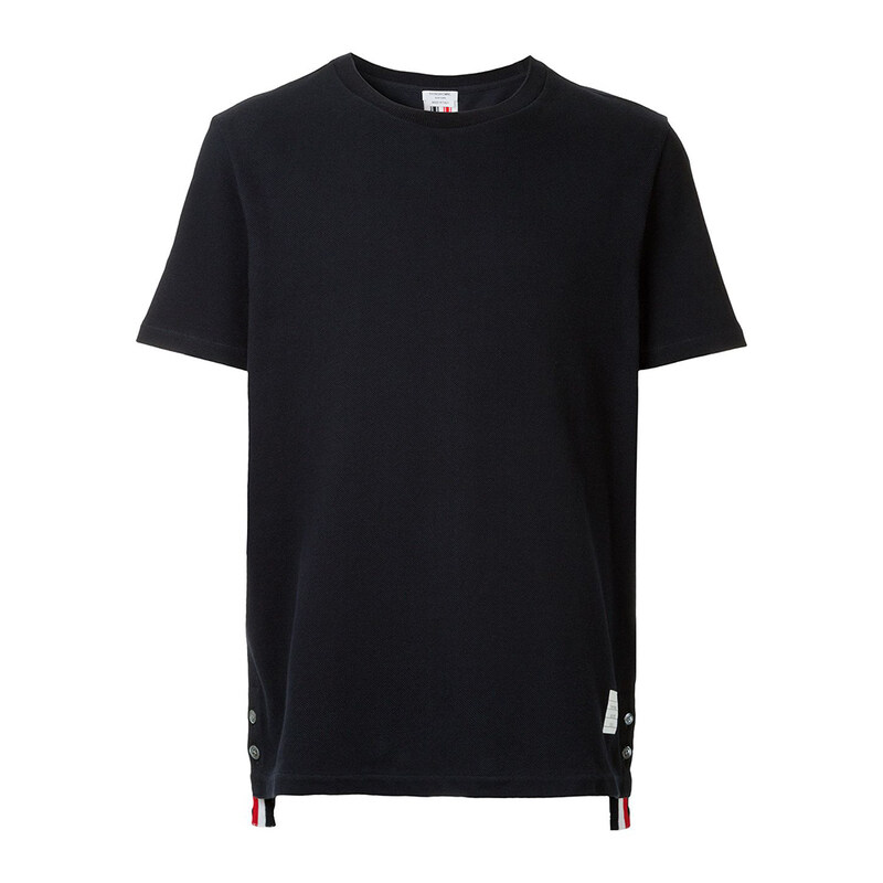 26SS 톰브라운 남성 스트라이프 반팔 티셔츠 MJS056A 00050 415 - Thom Browne