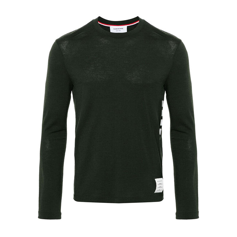 톰브라운 울 저지 4바 티셔츠 그린 MJS218A J0149 350 - Thom Browne