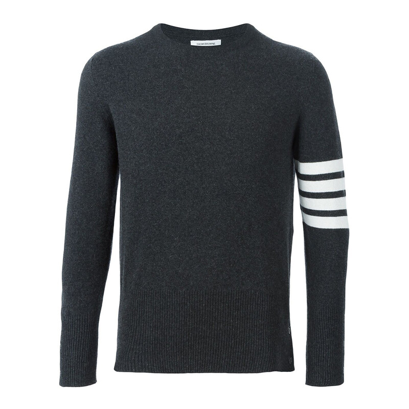 26SS 톰브라운 캐시미어 니트 다크그레이 MKA001A 00011 022 - Thom Browne