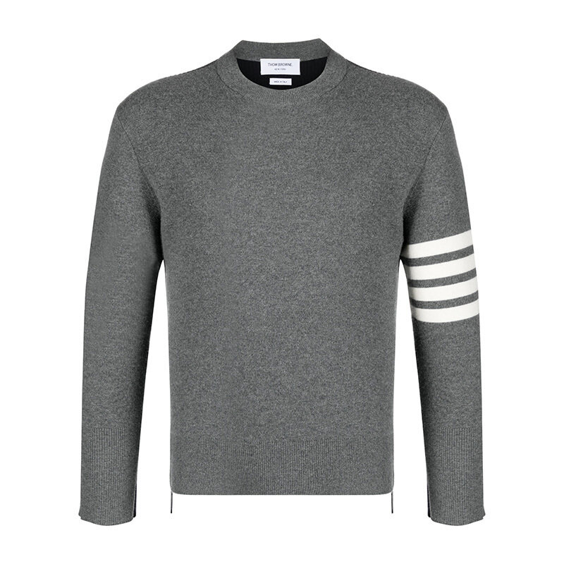 톰브라운 4바 스트라이프 풀오버 그레이 MKA517B Y1018 035 - Thom Browne