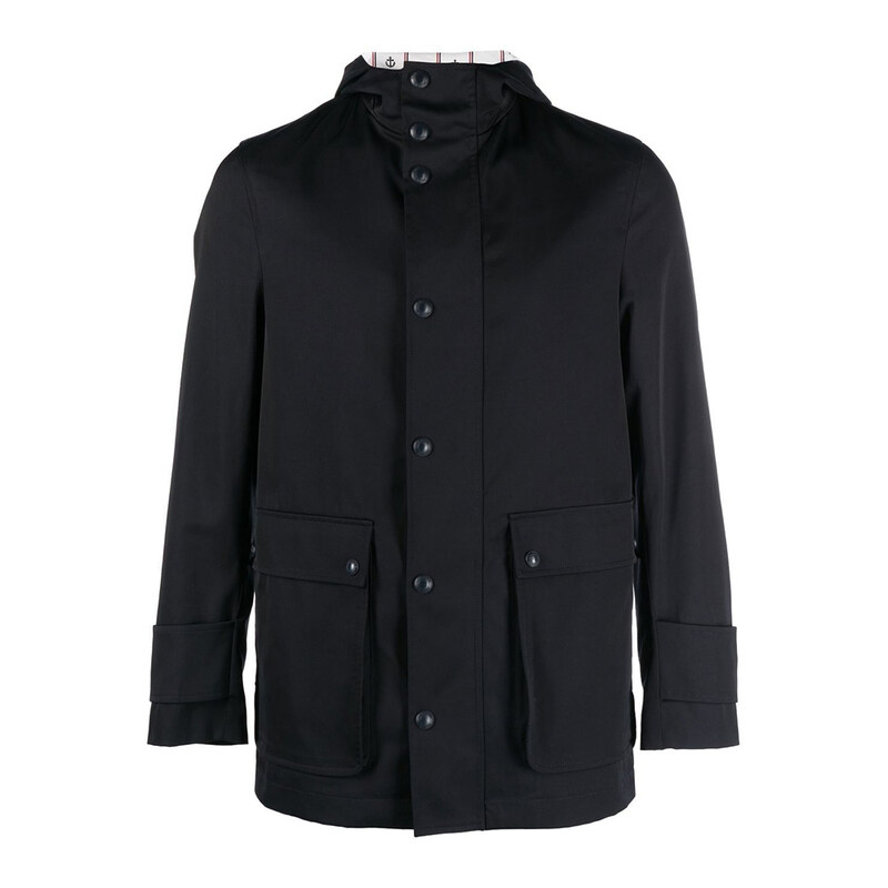 톰브라운 나일론 테크 보머 자켓 네이비 MOT078A F0185 415 - Thom Browne