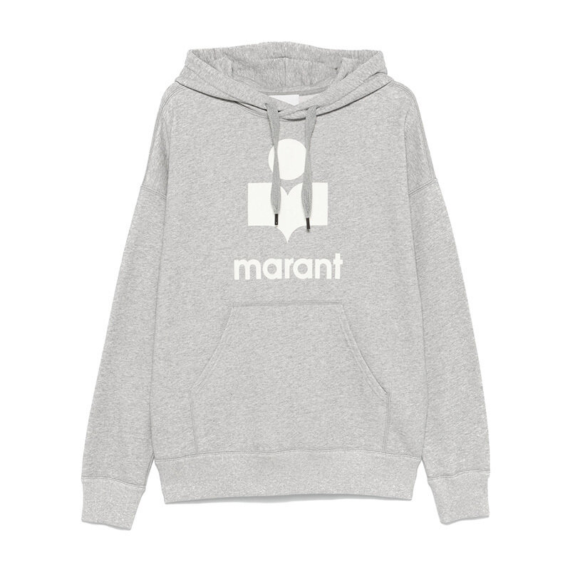 이자벨마랑 마일리 후드 티셔츠 그레이 SW0027HA B1M18H GYWH - Isabel Marant