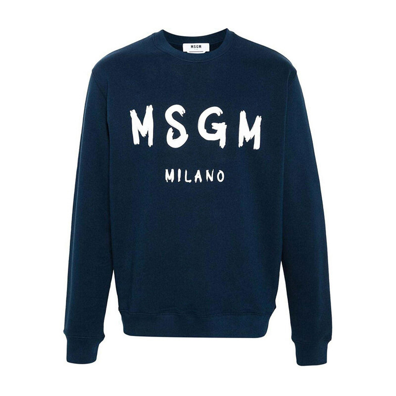 엠에스지엠 로고 프린트 맨투맨 네이비 3640MM513 247000 89 - MSGM