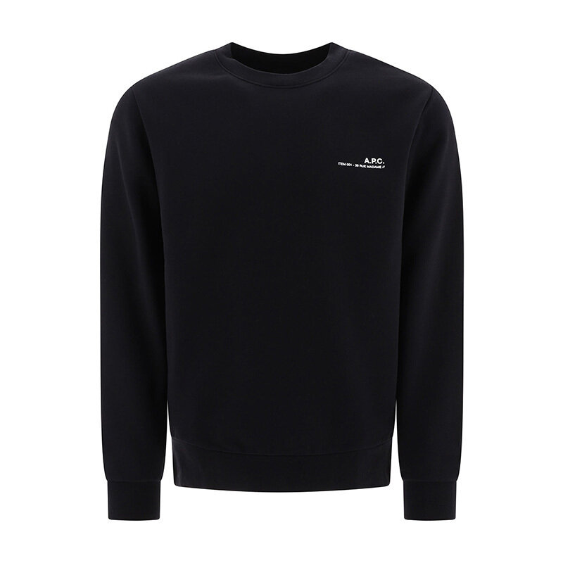 아페쎄 스탠다드 아이템 맨투맨 블랙 COHBP M27927 TZC - A.P.C.