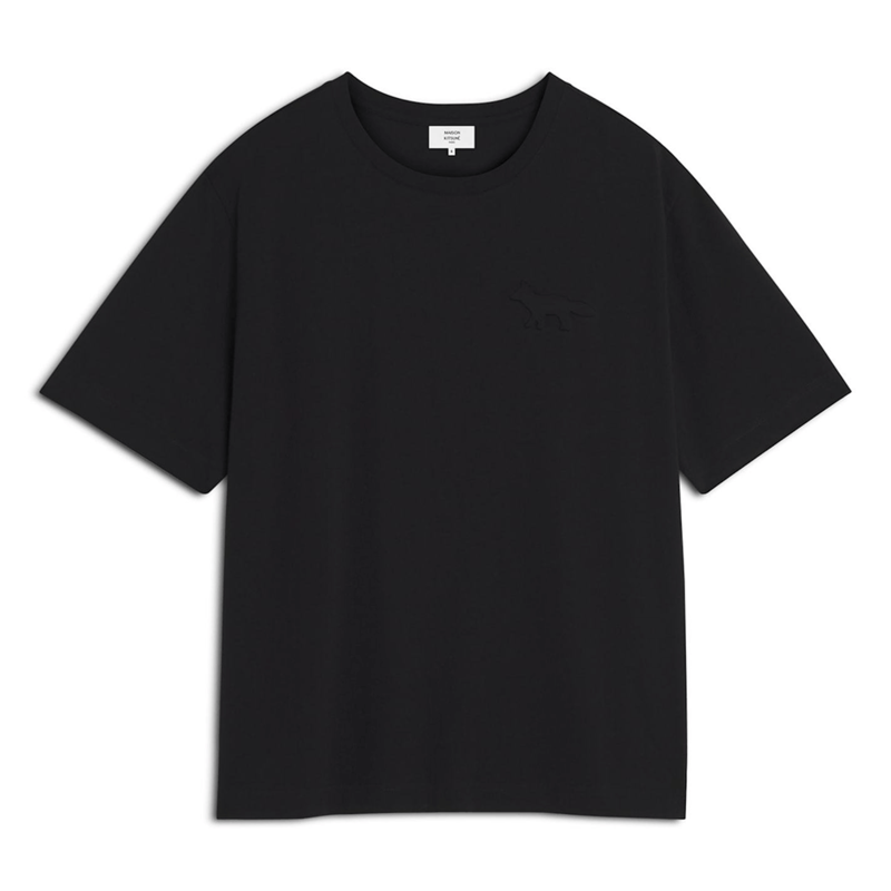 [국내배송] 메종키츠네 엠보싱 폭스 반팔 티셔츠 OM00116KJ7016-P199 - Maison Kitsune