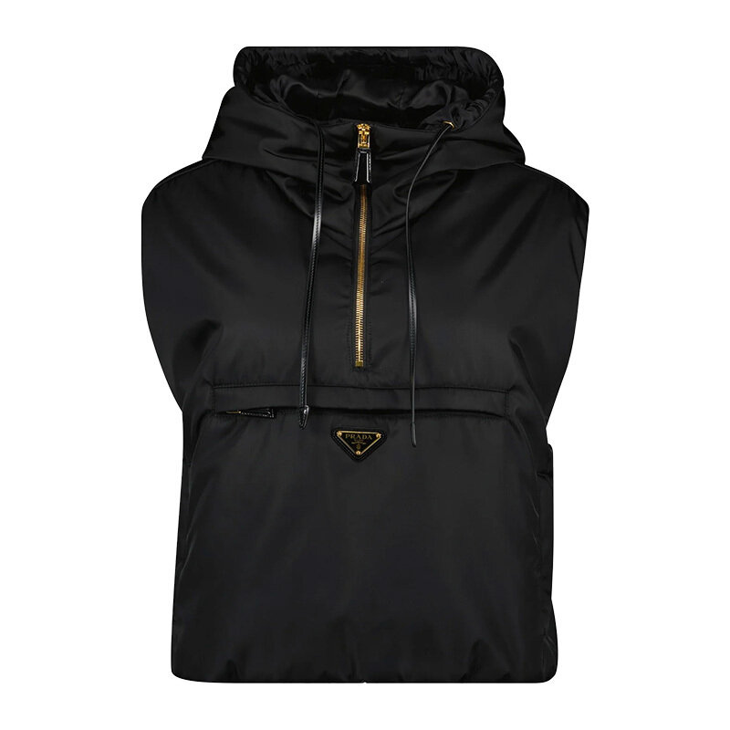 프라다 리나일론 후드 베스트 블랙 29M097 1WQ8 F0002 - Prada