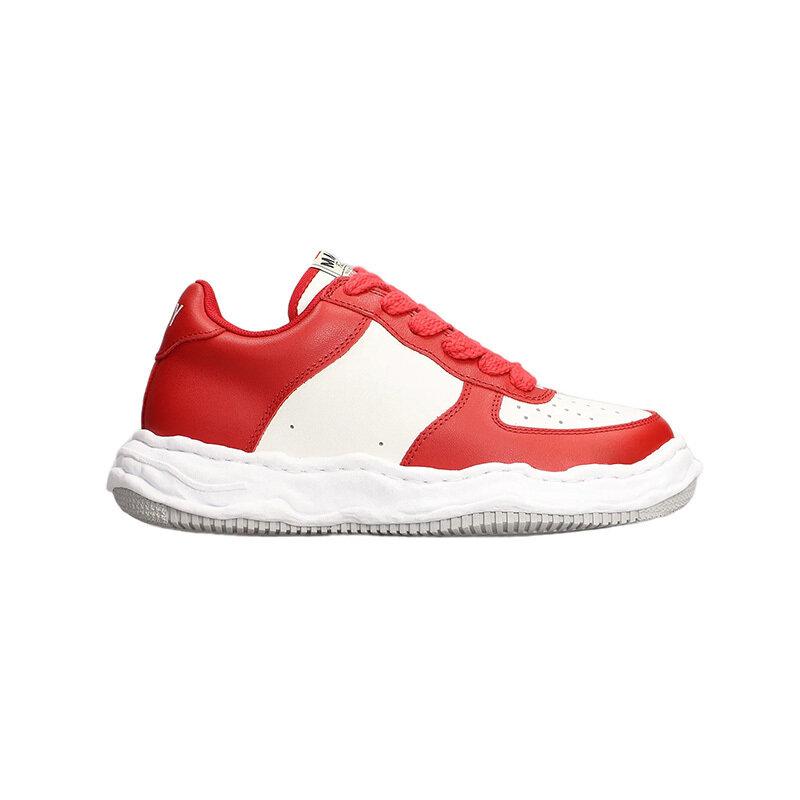 미하라야스히로 웨인 OG솔 레더 스니커즈 A08FW706 RED WHITE - Mihara Yasuhiro