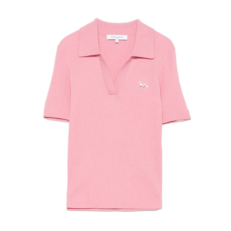메종키츠네 베이비 폭스 패치 폴로 티셔츠 OW00201KT1091 0139 - Maison Kitsune