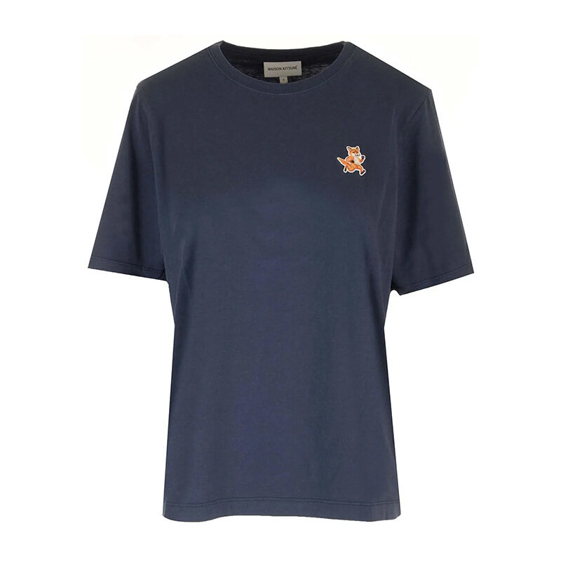 메종키츠네 스피디 폭스 패치 반팔 티셔츠 MW00119KJ0008 P476 - Maison Kitsune