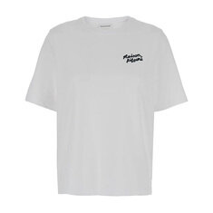 메종키츠네 핸드라이팅 반팔 티셔츠 MW00126KJ0119 M186 썸네일 1