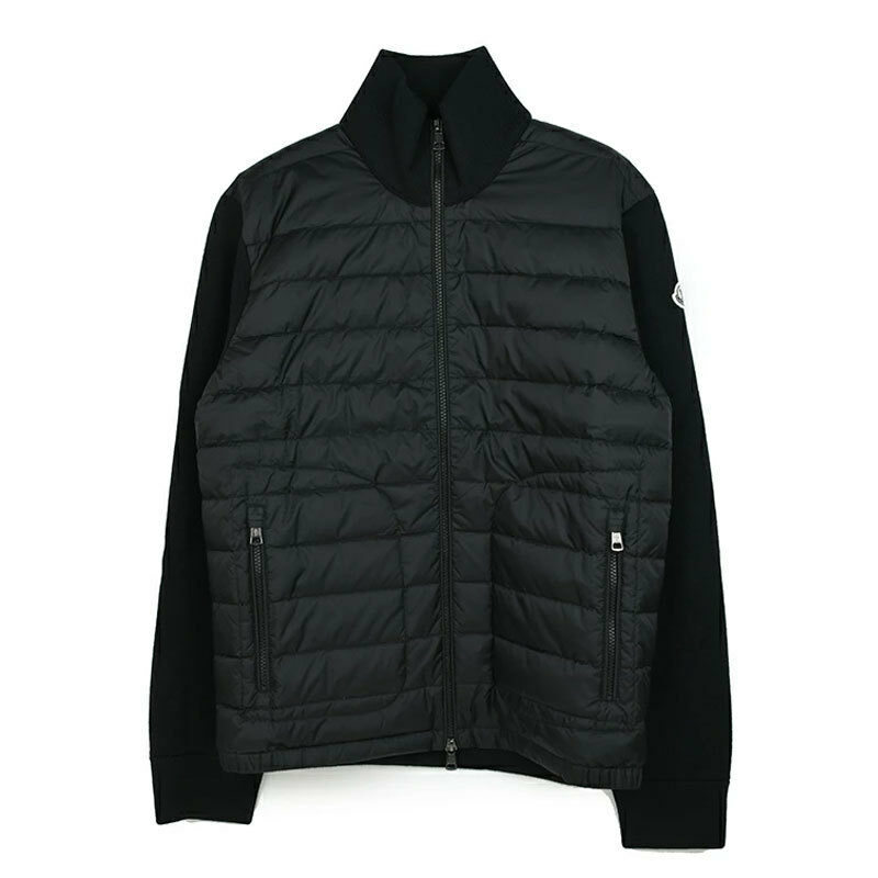 26FW 남성 몽클레어 패딩 울 가디건 블랙 9B50700 A9341 999 - Moncler