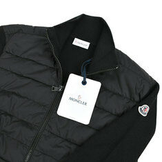 26FW 남성 몽클레어 패딩 울 가디건 블랙 9B50700 A9341 999 썸네일 2