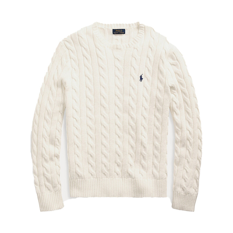 [국내배송] 폴로 랄프로렌 남성 포니로고 케이블 니트 베이지 710775885024 - Polo Ralph Lauren