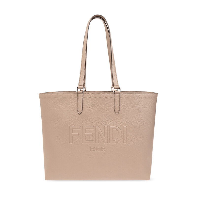 펜디 로고 레더 쇼퍼백 7VA610 ARD9 F04Y9 - Fendi