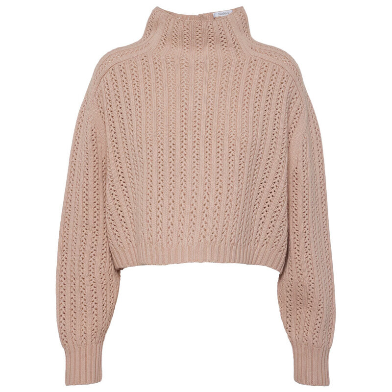 [국내배송] 막스마라 호데이다 크롭 가디건 핑크베이지 21366021600 002 - Max Mara