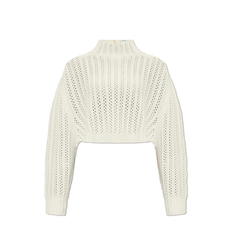 [국내배송] 막스마라 호데이다 크롭 가디건 화이트 21366021600 001 - Max Mara
