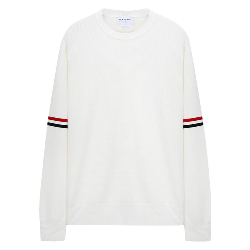 [국내배송] 톰브라운 RWB 암밴딩 밀라노스티치 니트 MKA326A Y3001 100 - Thom Browne