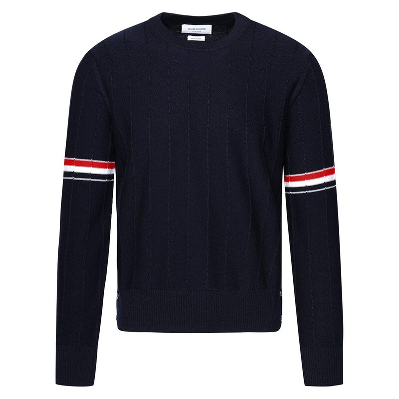 [국내배송] 톰브라운 울 릴랙스 풀오버 니트 MKA496A Y1002 415 - Thom Browne
