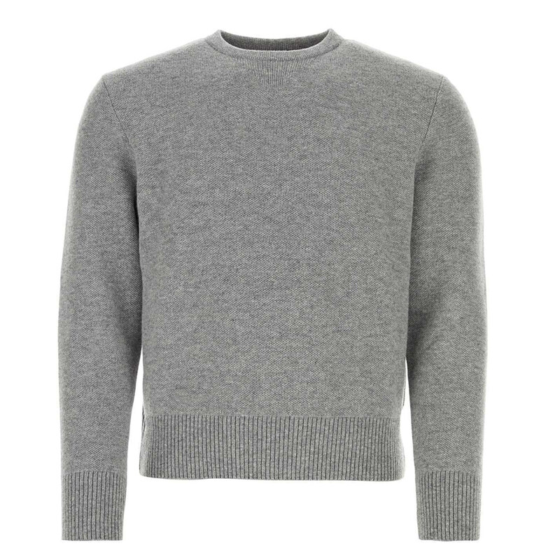 [국내배송] 톰브라운 센터백 RWB 인타르시아 크루넥 풀오버 울 니트 MKA518A Y1029 055 - Thom Browne
