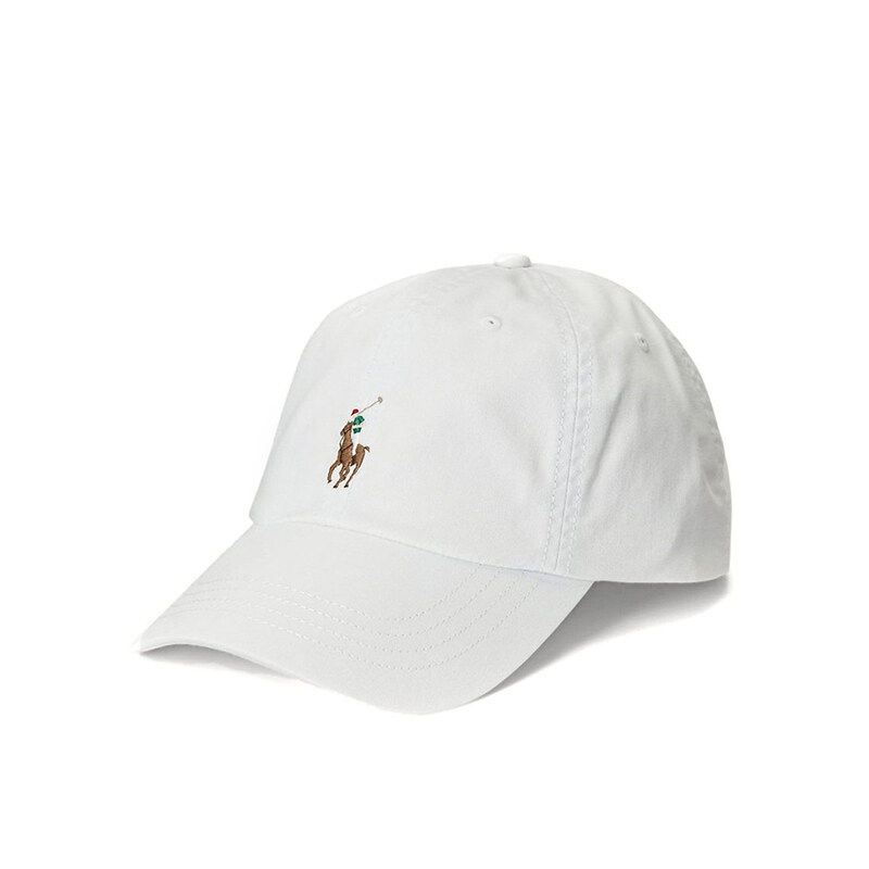 [국내배송] 폴로 랄프로렌 포니 로고 캡 화이트 710834737019 - Polo Ralph Lauren