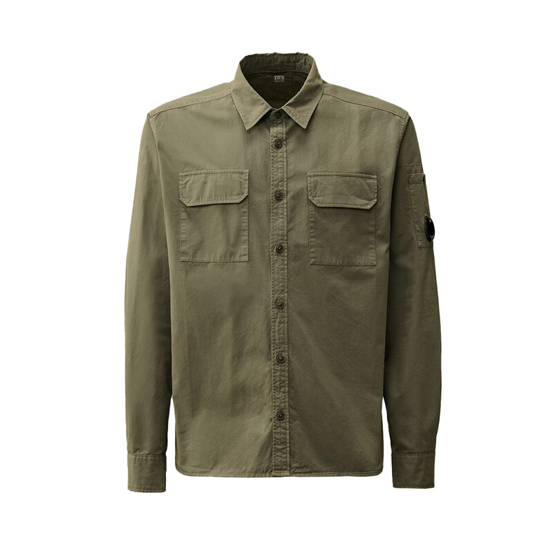 [국내배송] CP컴퍼니 오가닉 개버딘 셔츠 7CMSH140A 110143G 674 - CP company