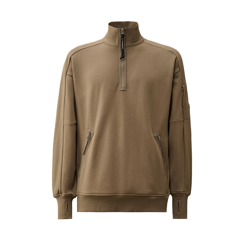 [국내배송] CP컴퍼니 다이애그널 플리스 반집업 맨투맨 17CMSS027A 005086W 359 - CP company