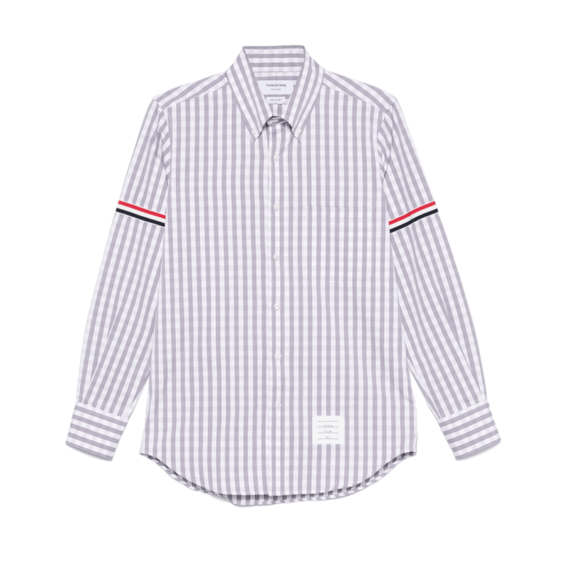 [국내배송] 톰브라운 깅엄 체크 셔츠 남방 남성 MWL301O F0998 035 - Thom Browne