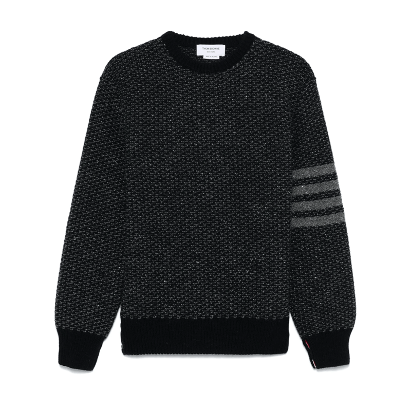 [국내배송] 톰브라운 모헤어 트위드 니트 남성 MKA541A Y1032 415 - Thom Browne