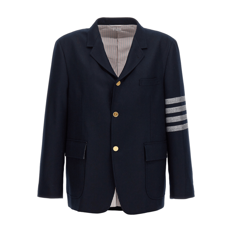 [국내배송] 톰브라운 4바 플란넬 스포츠 자켓 남성 MJU558A F0666 415 - Thom Browne