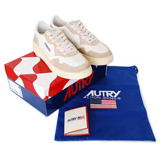 22FW 오트리 메달리스트 스니커즈 화이트 AULM LO01 썸네일 4