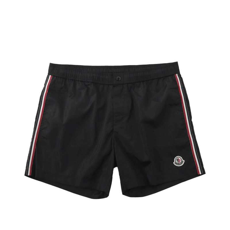 [국내배송] 몽클레어 스윔 쇼츠 로고 남성 블랙 2C00018 - Moncler