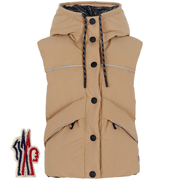 몽클레어 아롤라 그레노블 카멜베이지 여성 구스 다운 베스트 1A00006 595M6 236 - Moncler