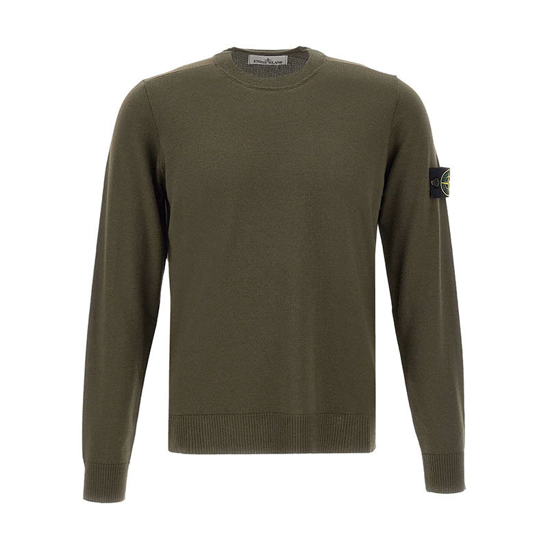 스톤아일랜드 와펜 패치 울 니트 7915510C4 V0058 - Stone Island