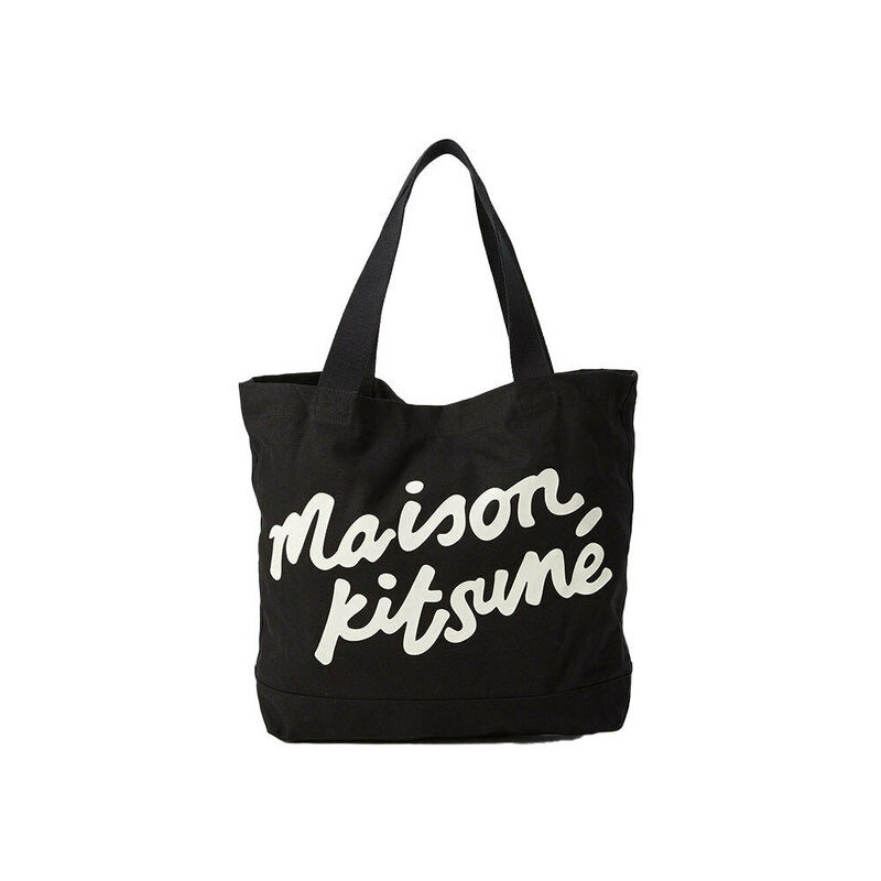 [국내배송] 메종키츠네 에코백 토트백 핸드라이팅 PW05124WW9042-P199 - Maison Kitsune