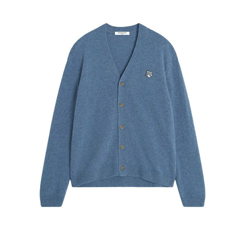 [국내배송] 메종키츠네 가디건 폭스헤드 남성 PPM00502KT1006-0331 - Maison Kitsune