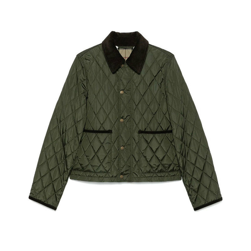 [국내배송] 버버리 자켓 퀼팅 크롭 여성 8105099 - Burberry